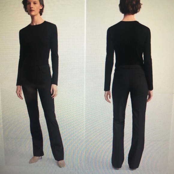 Theory Relaxed Straight Pant in Stretch Wo… - Picture 3 of 12